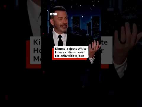 Jimmy Kimmel rechaza críticas de la Casa Blanca por broma sobre Melania Trump