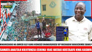 MZEE SIDE!PAREDI YA SIMBA IMEALIBU MAADILI YA UTANI HUWEZI KUSEMA TUKACHIMBE DAWA KWANI POLIN PALE?