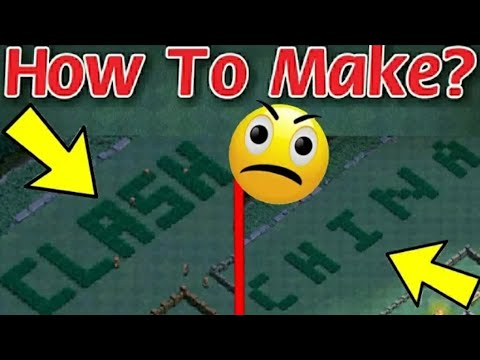 COC TALL GRASS SECRET!!! HOW TO GROW TALL GRASS DESIGN IN ANYWHERE IN ...