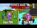 I Survived 800 Days in HARDCORE Minecraft