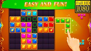 Block Puzzle: Diamond Star Blast - Gameplay Walkthrough - 1080p FULL HD | Wisdom Gamers screenshot 1