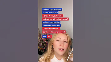 Cigarette Duet Princess Chelsea If Theshanaofficial Karaoke Cigaretteduet Princesschelsea 