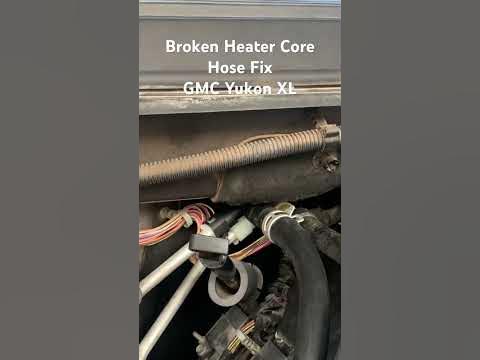 GMC Yukon XL Heater Core Hose Replacement - YouTube
