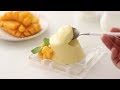 マンゴープリンの作り方 Eggless Jiggly Mango Pudding｜HidaMari Cooking