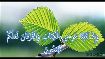 الورد اليومي للقرآن الكريم.سورة البقرة.ص 7 و8 حتى لانكون هاجرين للقران اقراها