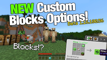 The Latest Minecraft Bedrock Beta is AMAZING but, Buggy! (Custom Block Tutorial/Help)