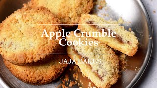 Apple Crumble Cookies | Jaja Bakes