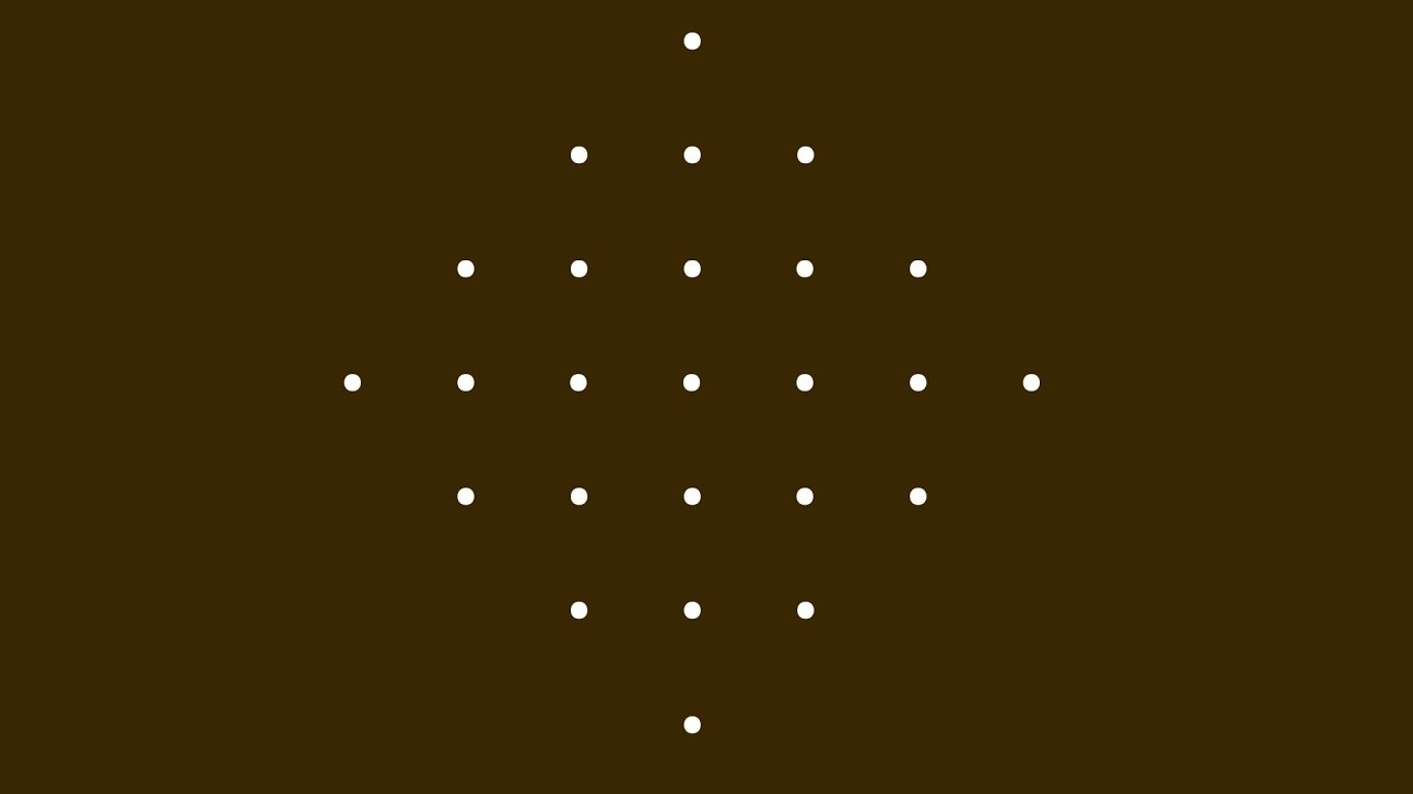 small kolam designs with dots. daily use melikala muggulu 7 to 1 dots 