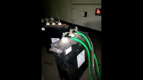 Capacitor bank dischanging