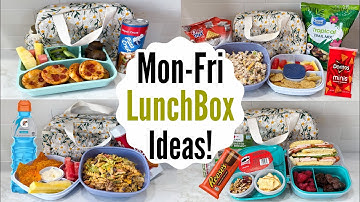 5 Easy & Cheap Lunch Ideas | Quick, FUN & Healthy Lunchbox Meals for School, Work & Home