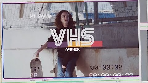 VHS Opener After Effects Templates