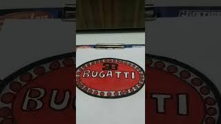#shorts I BUGATTI LOGO DRAWING