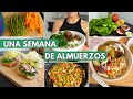 Almuerzos para Toda la Semana | Saludable y Fácil