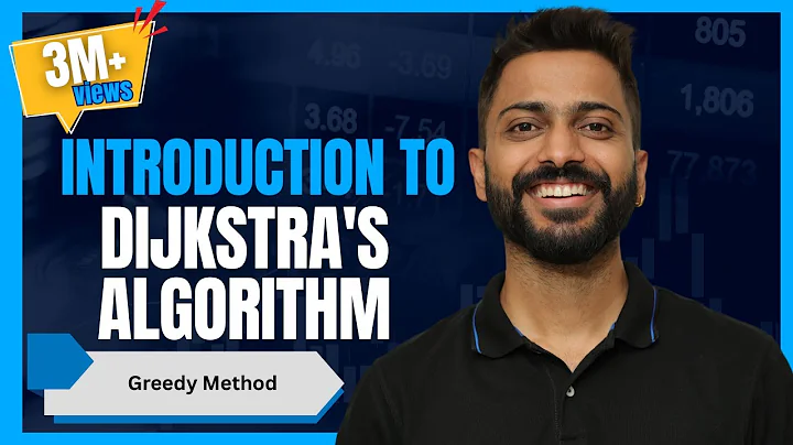 L-4.10: Dijkstra's Algorithm - Single Source Shortest Path - Greedy Method