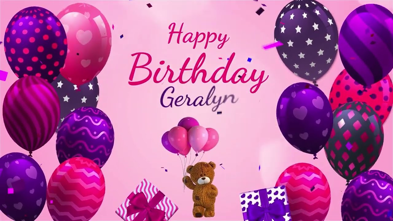 Happy Birthday Geralyn | Geralyn Happy Birthday Song