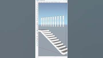 How to create a curved staircase railing in SketchUp! Loving the classic touch it adds to any space