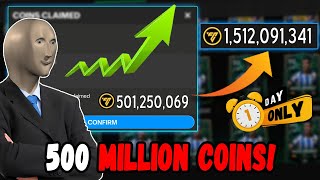 This is How You Make 500M Coins in 1 Day in FC Mobile 24! Spending 250k gems on TOTY PACKS!