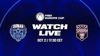 Donar Groningen v Sabah BC | Full Basketball Game | FIBA Europe Cup 2023