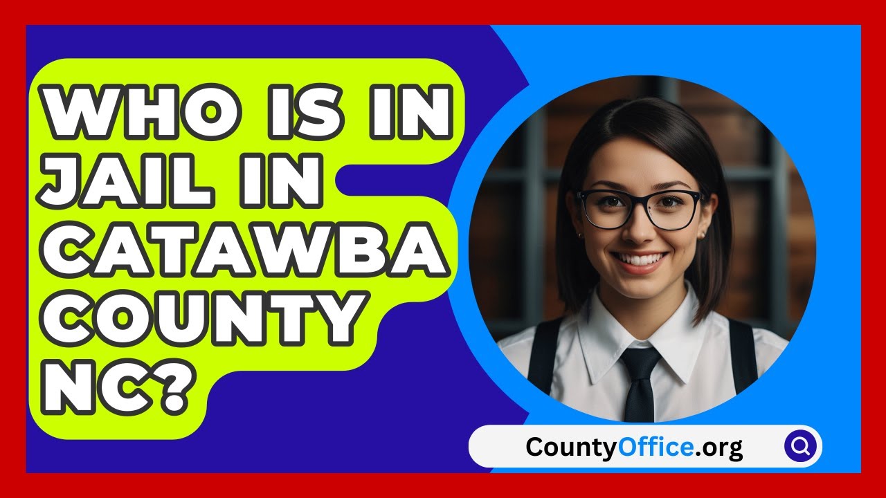 Who Is In Jail In Catawba County NC? YouTube