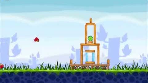 Official Angry Birds Walkthrough Poached Eggs 1-1