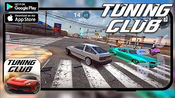 TUNING CLUB Gameplay Walkthrough Part 1 (Android, iOS) Racing Online - Mobile Games