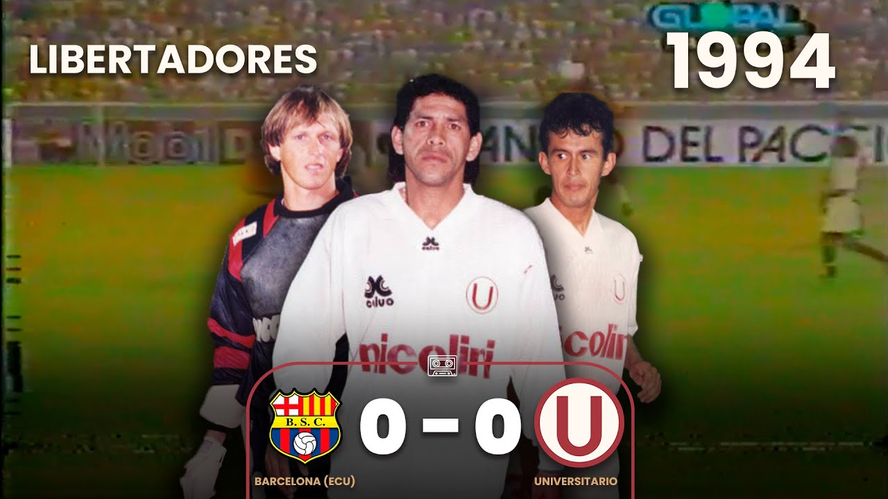 Barcelona SC (ECU) 0-0 Universitario | Año 1994 | Partido completo | Copa Libertadores⚽🎞