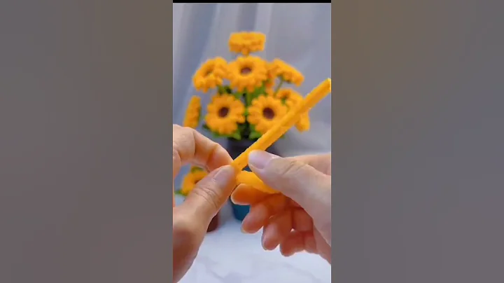 How to make sunflower #diyflowers #flowers #craft #handmade #diy #sunflower #handmadecrafts #pip