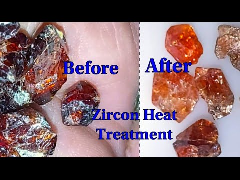 How to change the color of zircon stone | Change dark color to light ...