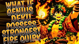 What if Genius Deku Possess Strongest Fire Quirk || PART 1 ||