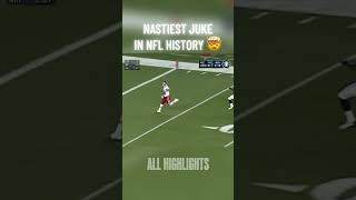 NASTIEST JUKE IN NFL HISTORY 🤯 #nfl#football#nflshorts#nflmemes#shorts#sports#nflfootball#hits#hit