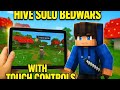 Hive Solo Bedwars on Tablet with touch controls! (Mastering touch controls)