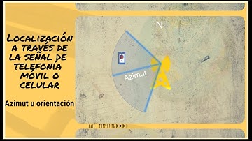 🗺 Localización a través de la señal de telefonía móvil o celular – Azimut u orientación 🧭