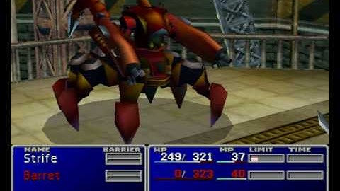 Final Fantasy VII - Cloud Solo Challenge - #1 Guard Scorpion