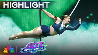 Kristy Sellars' pole dancing is "absolute PERFECTION!" | Semi-Finals | AGT: Fantasy League 2024