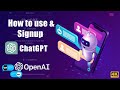 How To Use and Signup Open Chat Gpt For Anyone | Open Chat Gpt Tutorial | ChatGPT