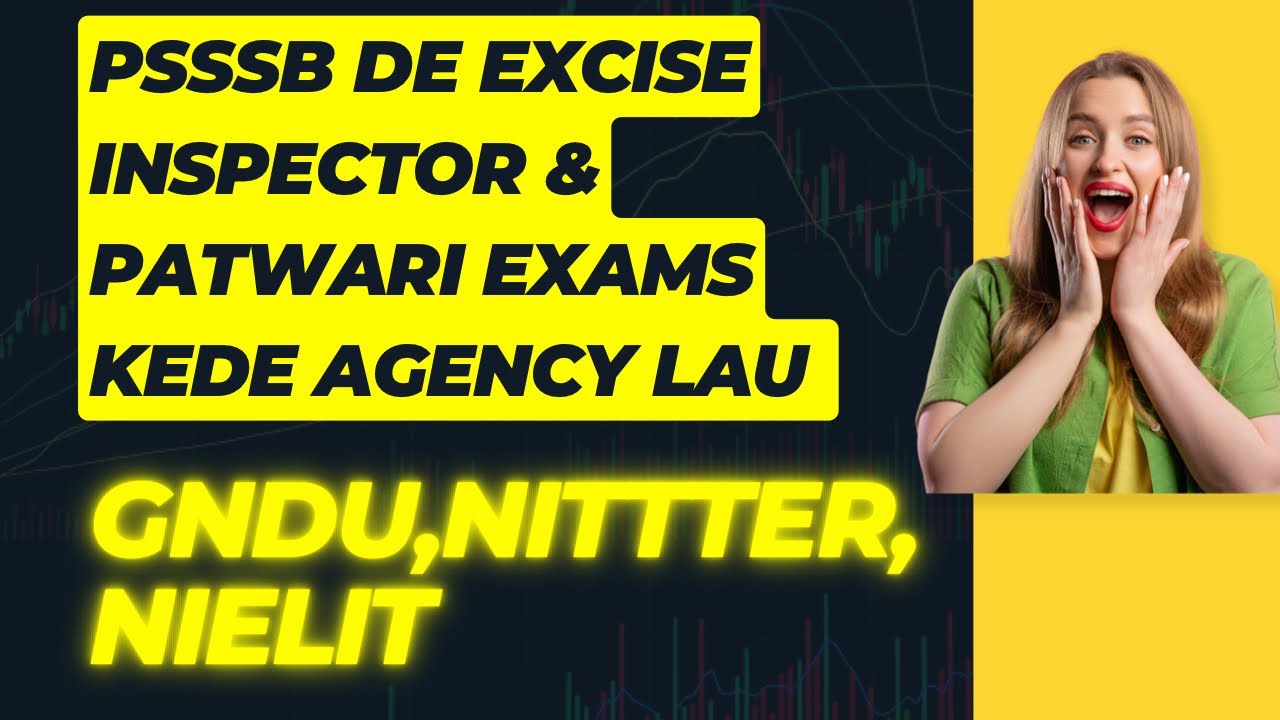 📚 PSSSB Punjab State Exams Preparation | Excise Inspector | Patwari 