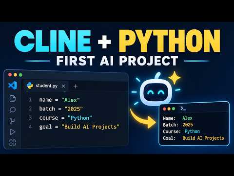 Build Your First Python Project with Cline AI in VS Code | Beginner Tutorial