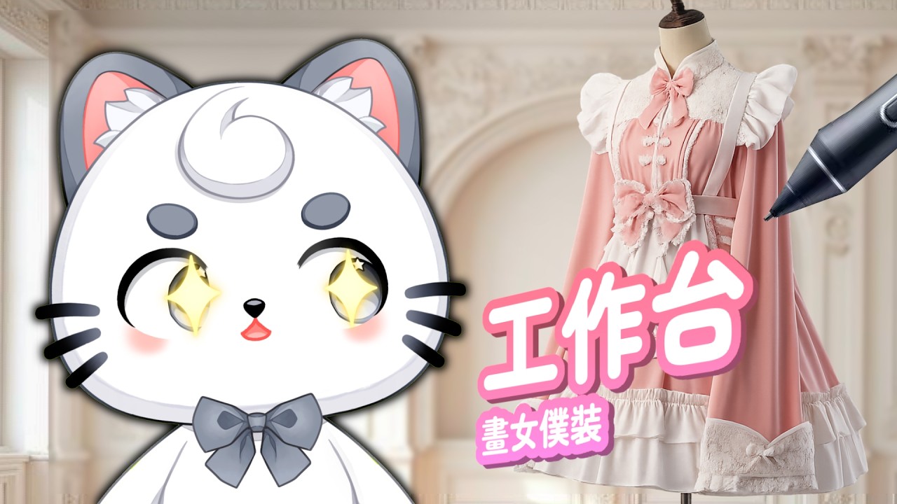 【工作台】今天來畫超可愛女僕裝！Part4 | MYViki