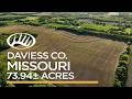 Daviess County, MO 73.94 Acre Row Crop Farm & Build Site