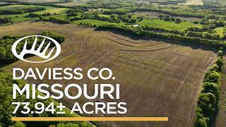 Daviess County, MO 73.94 Acre Row Crop Farm & Build Site