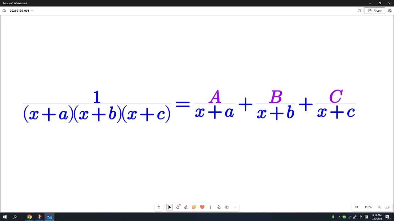 Method of Undetermined Coefficients for Indefinite Integrals of Rational Functions  ---   one