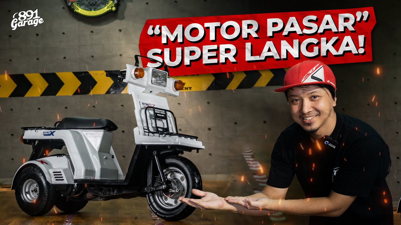 HONDA GYRO X Di Jepang Jadi Motor Pasar, Di Indonesia Jadi Motor Koleksi