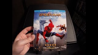 Spider-Man Homecoming Blu-Ray Unboxing