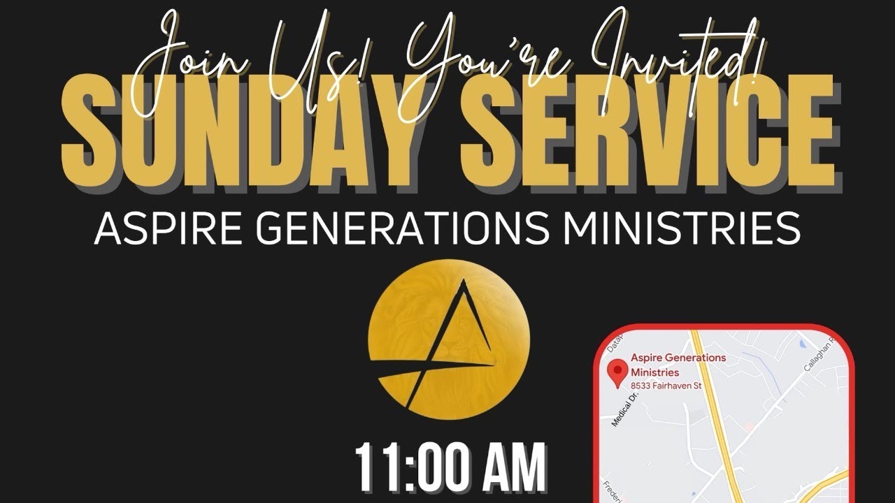Aspire Generations| Sunday Service| Pastor Joe Hall - YouTube
