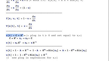 Using Method of Characteristics To Solve the Advection Equation
