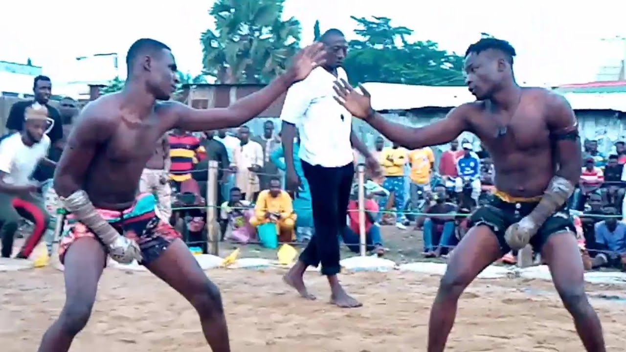 Yau Rabe Bahagon Ebola da Autan Mamman sunyi kazamin Dambe na (50,000) a kaduna