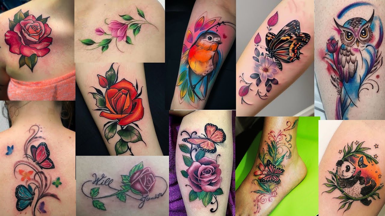 beautiful tattoo | colourful tattoo design | tattoo design