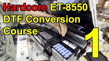 Pro-Level ET-8550 DTF Conversion: Install Ink Delivery System - Complete Course (Part 1)