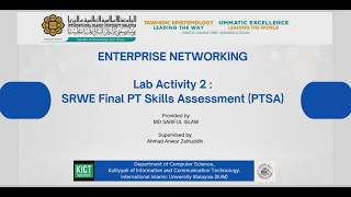 ENTERPRISE NETWORKING - Lab Activity 2 SRWE FINAL SKILLS ASSESSMENT (PTSA)
