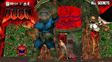 BRUTAL DOOM v21 - DooM 2 Dark World Levels 1-6, 100% SECRETS